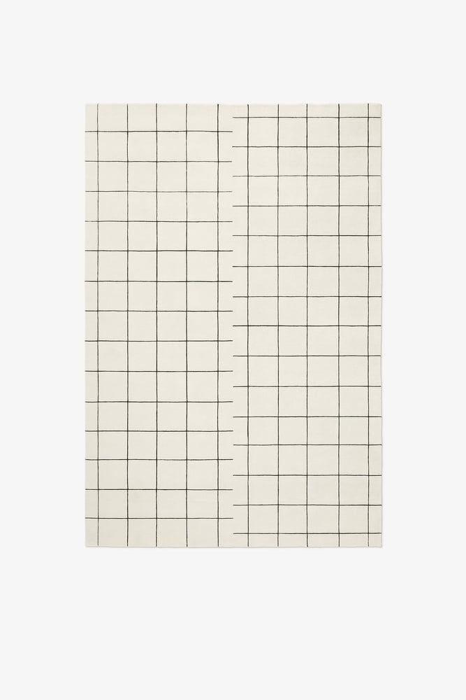 Grid – Dusty White/Black
